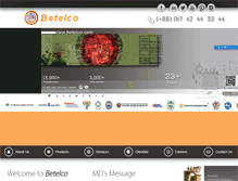 Tablet Screenshot of betelco.com